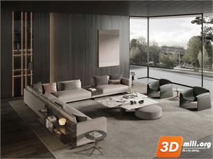 Sofa Minotti Skp Files 